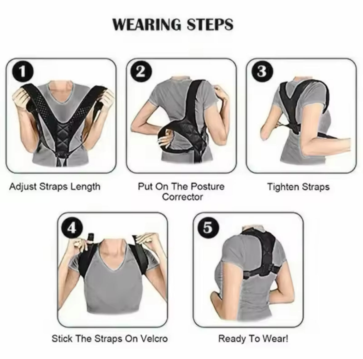 Back Posture Corrector Belt – Hunchback Prevention, Spine Alignment & Comfortable Unisex Support