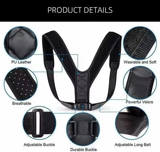 Back Posture Corrector Belt – Hunchback Prevention, Spine Alignment & Comfortable Unisex Support