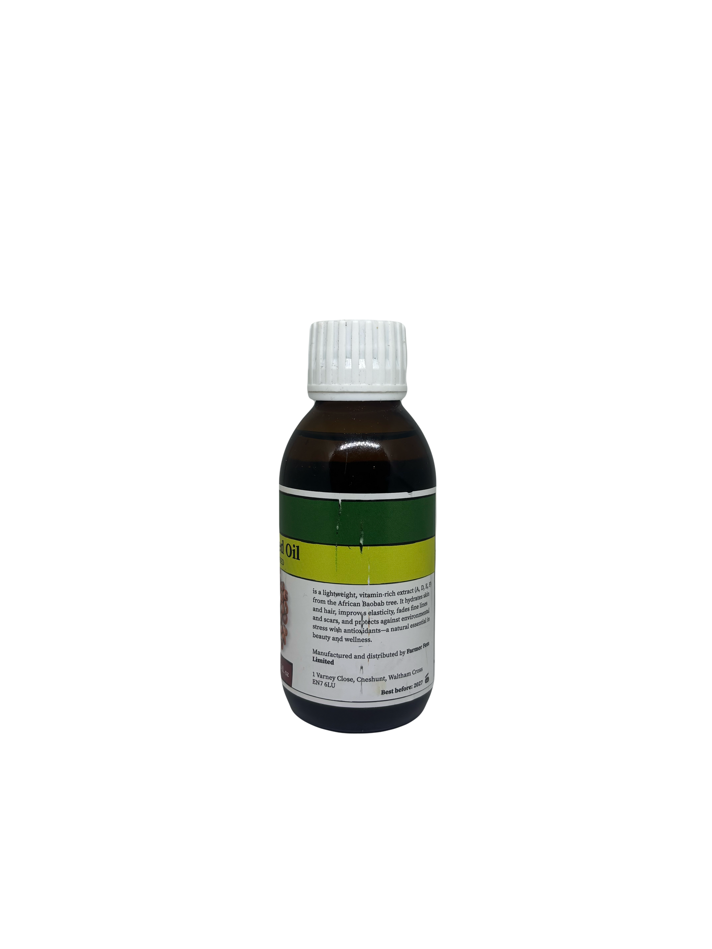 100% Baobab seed oil extra virgin cold pressed