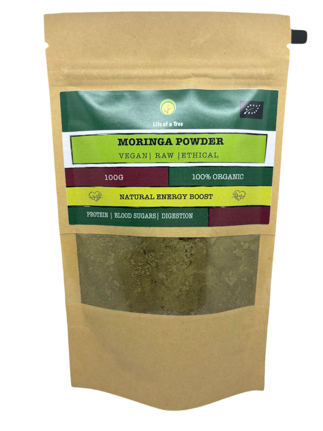 Organic Moringa Powder – Superfood Leaf Powder for Energy, Immunity & Wellness