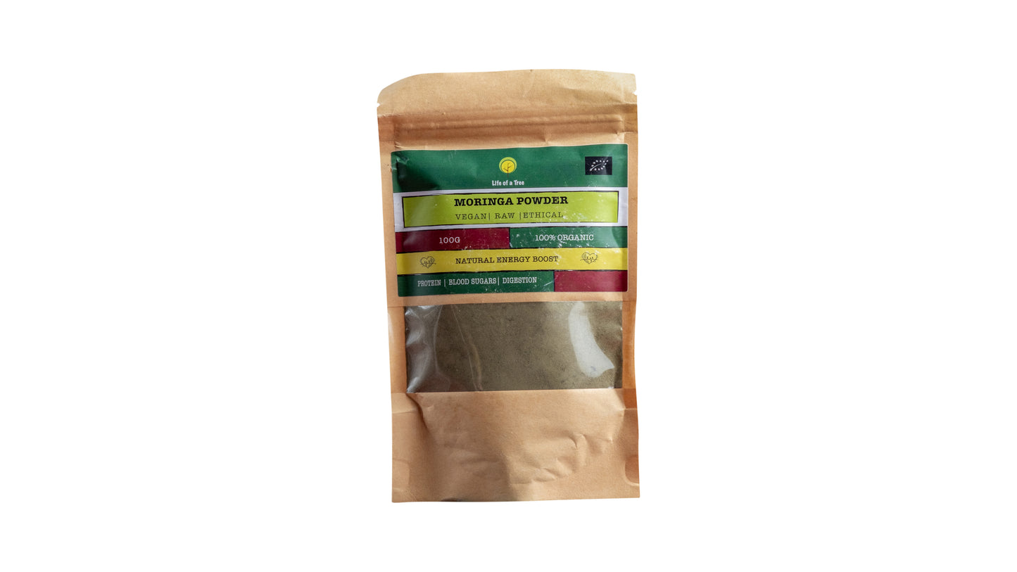 Organic Moringa Powder – Superfood Leaf Powder for Energy, Immunity & Wellness