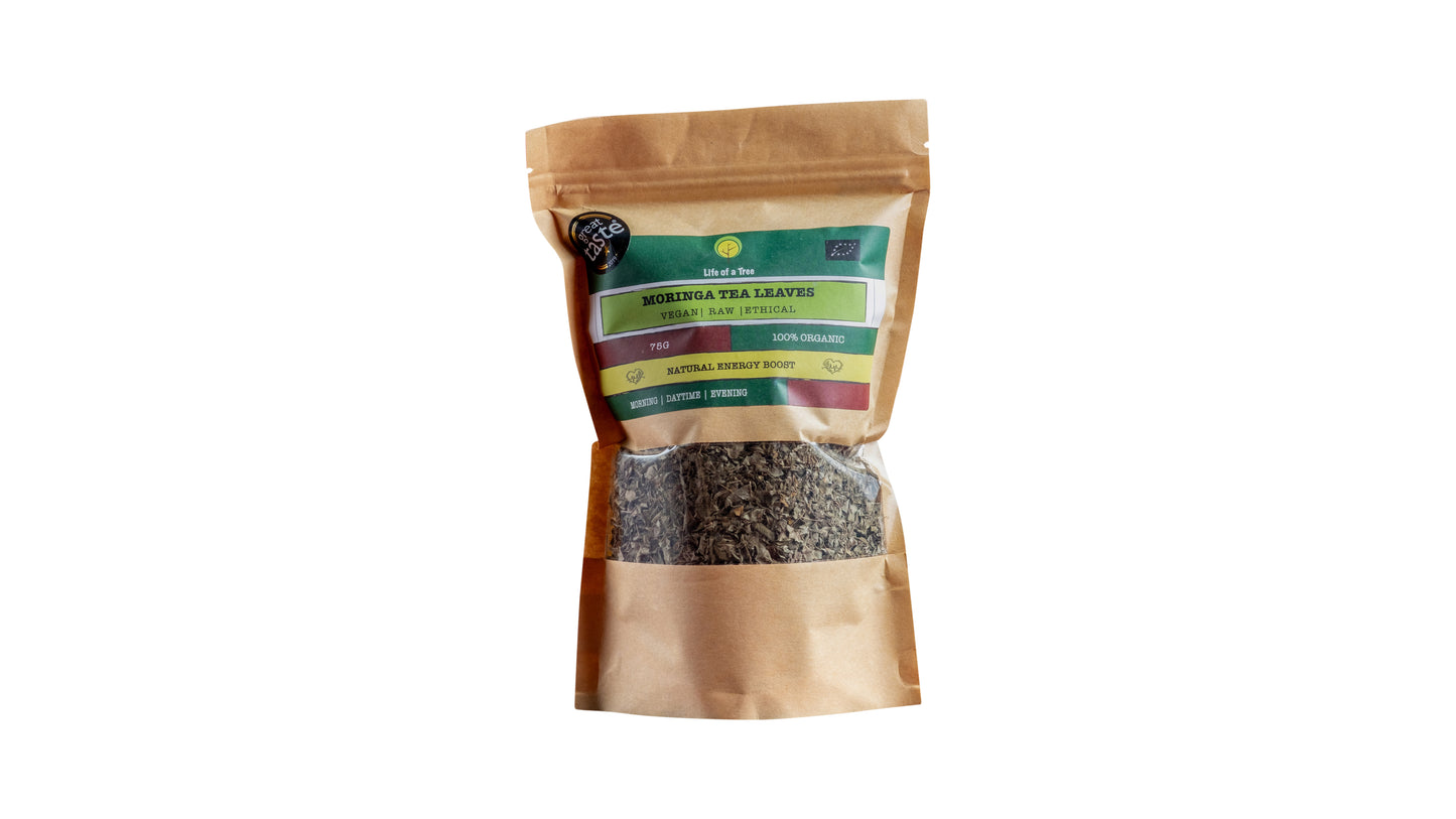 Organic Moringa Tea Leaves – Caffeine-Free Superfood Tea for Vitality & Wellness