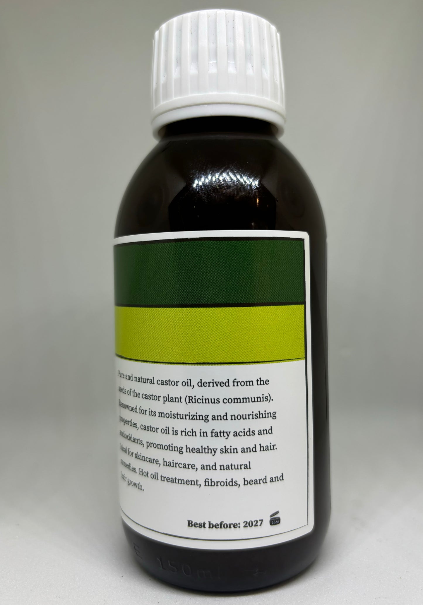 Castor seed oil 100% Extra virgin cold pressed Organic