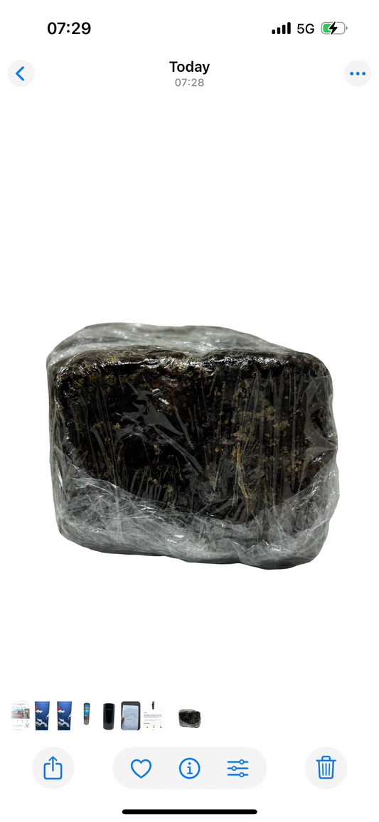 Organic Raw African Black Soap – 100% Natural Alata Soap for Skin, Hair & Deep Cleansing